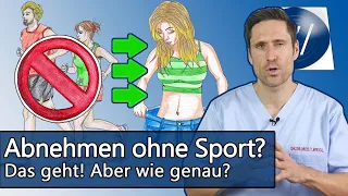 Schnell Abnehmen ohne Sport? So kann es klappen und darauf sollten Sie achten!