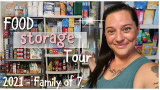 💫 FOOD STORAGE FOR FAMILY OF 7 💫 FOOD STORAGE TOUR!!