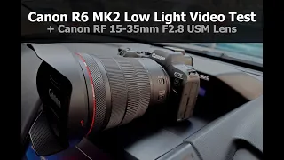 Canon EOS R6 ii Total Darkness Low Light Video (All Stock)