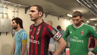 AC Milan vs SPAL 21/9/2017 Serie A !! PES18 Gameplay