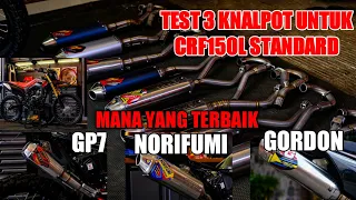 TES NORIFUMI GP7 GORDON CRF 150L STANDARD REMAP‼️MANA YANG TERBAIK