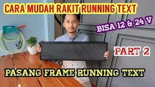 Pasang Running Text ke Frame #Part2