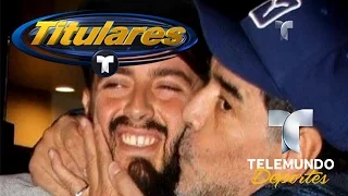 Emocionantes palabras entre Maradona y su hijo Diego | Titulares | Telemundo Deportes