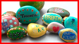 🎨🖌️How to Paint Kindness Rocks