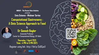 Webinar 24 - Computational Gastronomy: A Data Science Approach to Food