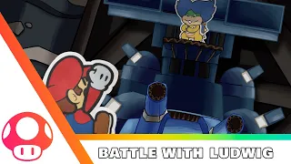 Battle with Ludwig - Cover with Lyrics | Paper Mario: Colour Splash