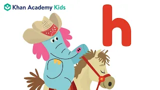 The Letter H | Letters and Letter Sounds | Learn Phonics with Khan Academy Kids