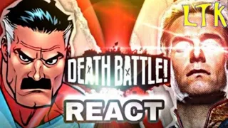The Seven react - "Death Battle - Omniman VS Homelander"