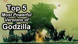 Top 5 Most Powerful Versions of Godzilla!  /  Ranking Godzilla