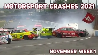 Motorsport Crashes 2021 November Week 1