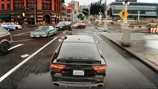 ⁴ᴷ⁶⁰ GTA 5 [PC] Ultra Realistic Graphics Mod | Audi RS7 + Action Gameplay