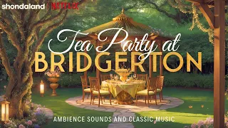 Bridgerton Tea Party ✨ I Music & Forest Ambience | Study, Relax & Sleep