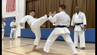 Nemoto Sensei explains 3 levels of Kumite drill