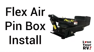 Installing a Flex Air Pin Box -  Cougar Fifth Wheel Trailer