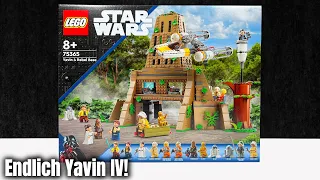 Dieses LEGO Star Wars Set ist einfach zu billig: 'Yavin IV Rebellen- Basis' Review! | Set 75365