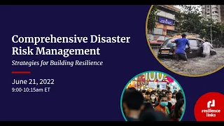 WEBINAR | Comprehensive Disaster Risk Management: Strategies for Building Resilience