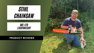 STIHL MS-170 Lightweight Chainsaw Review (Small Chainsaw for Cutting Brush in Garden and Homestead)