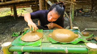 Create a Handmade Clay Pot: Survival Alone In The Rainforest | EP.78