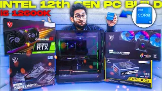 Intel X MSI 12th Gen PC Build | i5-12600K RTX 3060 | Benchmarks & Game Test