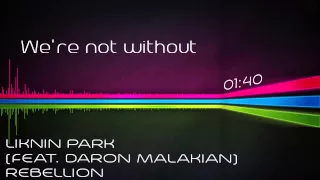 Linkin Park feat. Daron Malakian - Rebellion w/ lyrics (audio spectrum)
