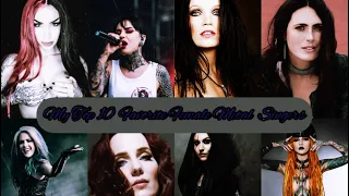 My Top 10 Favorite Female Metal Singers 🤘