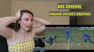 British Girl Reacts To MS Dhoni Wicket Keeping Skills