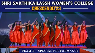 #culturals #crescendo #specialperformance #dance  CRESCENDO'23 - SPECIAL PERFORMANCE - TEAM B
