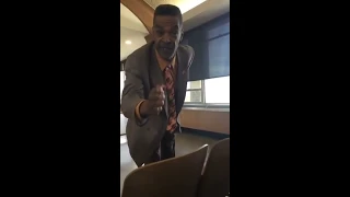 Flint councilman Eric Mays verbally attacks a member of the press