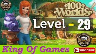 100 Worlds: Room Escape Game Level 29 | (IOS Android) Walkthrough @King_of_Games110 #viral
