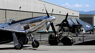 8 minutes of Wings, air and track - Plane of Fame air museum airshow