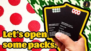 ANYONE WORLDWIDE READY-MADE CAPS LOCK! Let's open the first two Replica Ready Made Playing Cards!