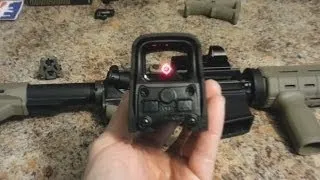 EOTech Holographic Sight Unboxing and Overview (Holo Sight vs Red Dot Sight)