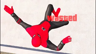 Spiderman vs Squid Game GTA 5 Epic Wasted Jumps ep.90 (Euphoria Physics, Fails, Funny Moments)