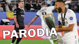 Real Madrid vs Frankfurt 2 - 0 ( Parodia Bad Bunny ft. Chencho Corleone - Me Porto Bonito )