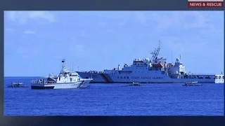 Barko ng Pilipinas at China, nagkasalubong sa karagatang sakop ng West Philippine Sea