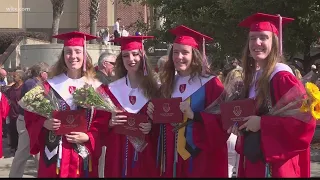 Quadruplets graduate together at South Carolina high school