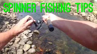 How to fish rivers with Spinners / Spinner fishing tips