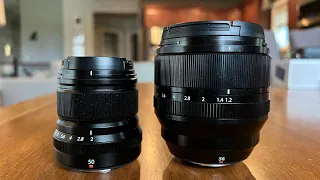 Fuji Portrait Lens Comparison // 56mm f/1.2 WR vs 50mm f/2