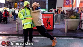 Famouss Richard almost gets arrested in time square Vlog  #trending #viral