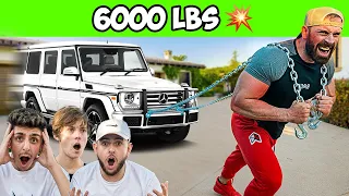 I Challenged YouTubers to a STRENGTH Competition!