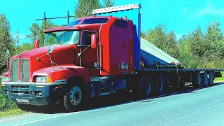 рейс на водопадный! kenworth t600.