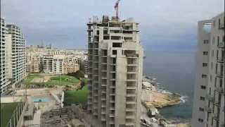 ESC GROUP Tigne Point Q3 Fortress Gardens Construction Site Full Process Timelapse Video