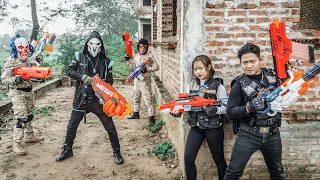 LTT Films : Couple S.E.A.L X Nerf Guns Battle Attack Dangerous Criminal Group Tiger Mask