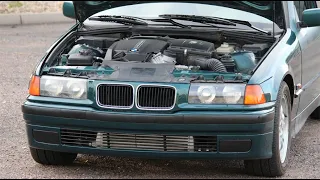 N55 engine swap into E36 BMW cheap and easy DIY