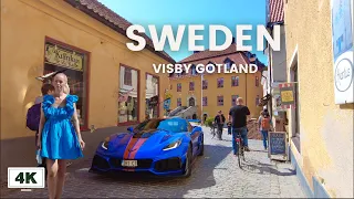 4K Sweden Walks: Town Of Visby, The Medieval And Viking Gem of Gotland 🛡️⛵⚔️🇸🇪