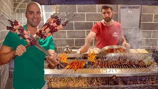 INSANE Street Food in Diyarbakır 🇹🇷 | EXTREME TURKISH KEBABS + Massive street food in Turkey