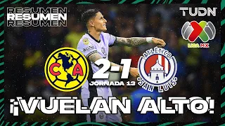 Resumen y goles | América 2-1 Atlético de San Luis | CL2024 - Liga Mx J13 | TUDN