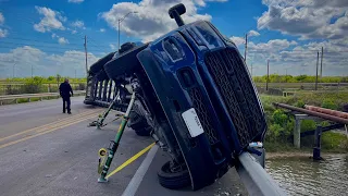 Transport Trouble!! Multiple Vehicle Rollover!