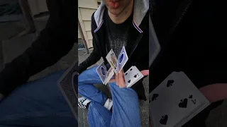 KOOL G TREV 🧊 Cardist: Trevor Aguiar #cardistry #playingcards #theorbitdeck #fyp #koolgrap