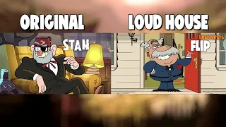 The Loud House: "Gravity Falls" Opening (Side-By-Side Comparison)